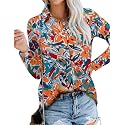 Magritta Women's Shirts Fashion Long Sleeve Tops Button Down Blouses