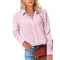 Magritta Women's Shirts Fashion Long Sleeve Tops Button Down Blouses