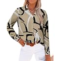 Magritta Women's Shirts Fashion Long Sleeve Tops Button Down Blouses