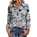 Magritta Women's Shirts Fashion Long Sleeve Tops Button Down Blouses