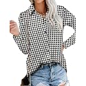 Magritta Women's Shirts Fashion Long Sleeve Tops Button Down Blouses