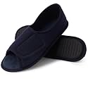 Magtoe Men’s &amp; Women’s Open-Toe Adjustable Memory Foam Slippers, Comfy and Breathable House Shoes for Indoor/Outdoor