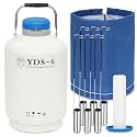 Magula 6L Liquid Nitrogen Container,LN2 Tank for Frozen Storage