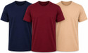 MAHA Solid Men Round Neck Multicolor T-Shirt