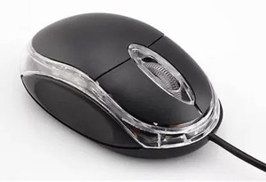 maha vir wired mouse led tracking scrolling wheel wired ambidextrous optical mouse