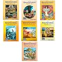Mahabharatam Complete Set in Telugu, 7 Parts Collection, Religious Epic Text with Illustrations, Traditional Edition (Mahabharatam Telugu 7 Parts)