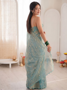MAHADEV CREATION Embellished Embroidered Floral Print Bollywood