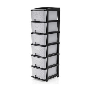 mahadev enterprise 6 compartments plastic cabinet