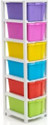 MAHADEV ENTERPRISE 6 Compartments Plastic Chest of Drawers
