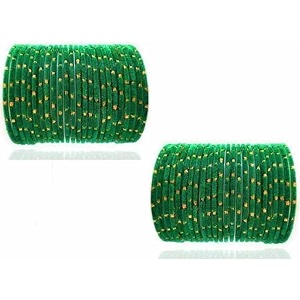 mahakal glass velvet bangle set for women and girls pack of 48