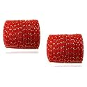 Mahakal glass velvet bangle set for women and girls (pack of 48)