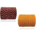 Mahakal glass velvet bangle set for women and girls (pack of 48)
