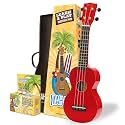 Mahalo Rainbow Series Soprano Ukulele Red with Essential Pack MR1RDK