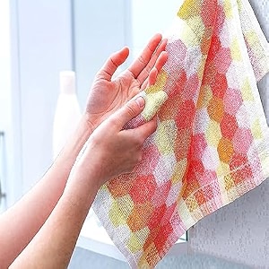 100 cotton hand towels set - ultrasoft amp absorbent wash basin wipe napkins for bathroom kitchen hotel - stripes small towel for face hair gym spa 13 x 20 inches pack of 6