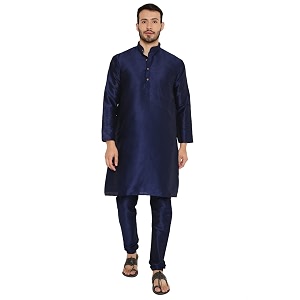 Maharaja Banarasi Dupion Silk Kurta Pjama Set
