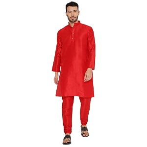 Maharaja Banarasi Dupion Silk Kurta Pjama Set