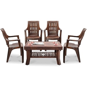 MAHARAJA Classic Plastic Table Chair Set