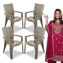 MAHARAJA Heavy Duty Plastic Chairs for Home