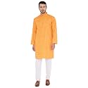 Maharaja Linen Blend Kurta Pyjama Set for
