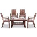 MAHARAJA Luxury Plastic Armchair amp Table Set