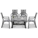 MAHARAJA Luxury Plastic Armchair amp Table Set