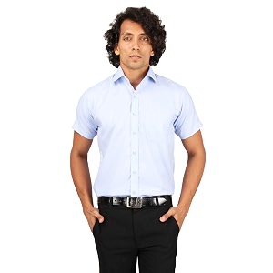 maharaja men39s wear half sleeve cotton blend oxford quality shirt 6 varients