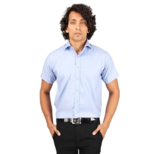 maharaja men39s wear half sleeve cotton blend oxford quality shirt 6 varients