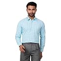 Maharaja Polyester Checkered Office Wear Shirts for