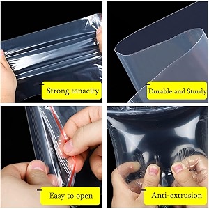 maharaja self lock airtight storage covers 225 guage pack of 100 ziplock covers 10 x 12 inch