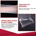 Maharaja Self lock Airtight storage covers 225 Guage Pack of 100 Ziplock Covers (8 x 10 Inch)