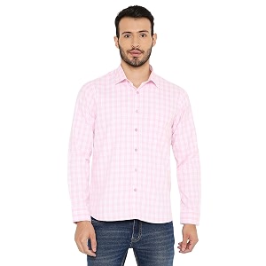 Maharaja Slim Fit Small Checks Shirt for