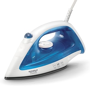 maharaja whiteline acqua bliss steam iron 1200w - si-131 blue amp white