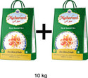 Maharani Royal Basmati Rice(Pack of 2 * 5kg Each) Basmati Rice (Long Grain, Parboiled) (10 kg)