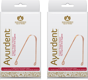 maharishi ayurveda copper tongue cleaner pack of 2