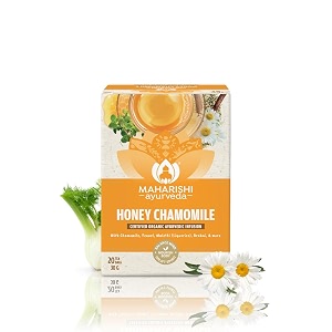 maharishi ayurveda organic certified honey chamomile 20 tb - 30g pack of 1
