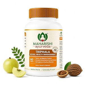 Triphala Tablets Maharishi Ayurveda 1000 MG | Supports Healthy Digestion | Improves Bowel Wellness| Relieves Constipation | Pure Herbs Used | Ayurvedi