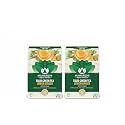 Maharishi Ayurveda Organic Certified Tulsi Green Tea Lemon Ginger | With Tulsi, Green Tea, Ginger &amp; Lemongrass | Supports Stress Relief, Energy &amp; Balance | 20 Tea Bags (30g) | Pack of 2