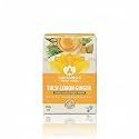 Maharishi Ayurveda Organic Certified Tulsi Lemon Ginger Herbal Tea | With Tulsi, Lemongrass &amp; Ginger | Supports Immunity, Digestion &amp; Seasonal Comfort | 20 Tea Bags (30g)