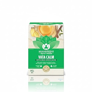 maharishi ayurveda organic certified vata calm herbal tea  with liquorice ginger cardamom amp cinnamon  supports nervous system balance amp calm energy  20 tea bags 30g