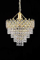 mahaur Modern Crystal 160mm metal Chandelier jhumar