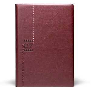 mahavir premium diary 2027 - a4 size - maroon