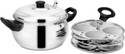 MAHAVIR STAINLESS STEEL Induction & Standard Idli Maker (3 Plates, 12 Idlis )
