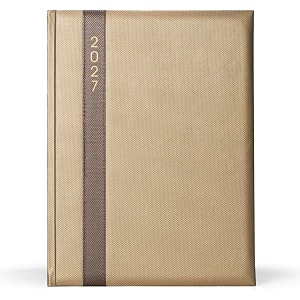 mahavir standard diary 2027 - b5 size - gold