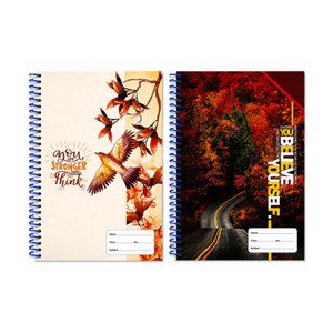 MAHAVIRA TRADERS Nature Collection A4 Notebook Unruled
