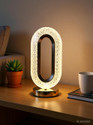 MAHENOOR ENTERPRISE Touch Control Crystal Table Desk Lamp USB Rechargeable Crystal Diamond Table Lamp