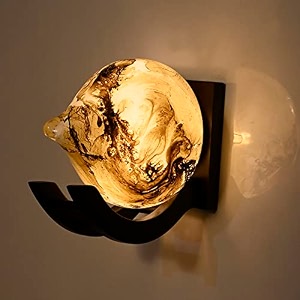 mahganya industries designer home decorative modern wall lamp for living room bedside bedroom decorative light for indoor application without bulb round lamp wall lamp012