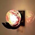 Mahganya Industries Designer Home Decorative Modern Wall lamp for Living Room, Bedside, Bedroom, Decorative Light for Indoor Application Without Bulb Round lamp (Wall lamp12)