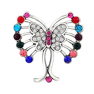 mahi butterfly design brooch with crystals for women pabp1101078pr