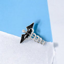mahi Caduceus Doctor's Brooch Lapel Pin for Men Brooch
