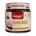 mahika foods Chicken Pickle,Andhra Style Homemade Fresh Guntur Murgh Achar,Taste of Tradition Chicken Pickle (500 g)